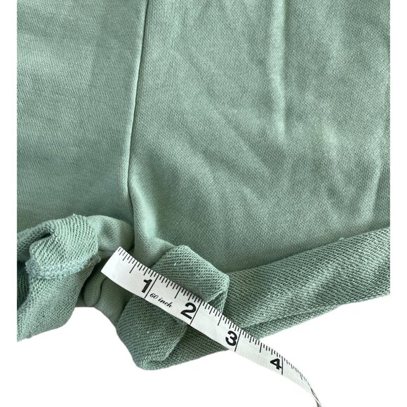 Nike NSW Fleece Tech‎ Shorts Green Women S Standard Fit Roll Up Pockets DN4956 - Picture 7 of 13